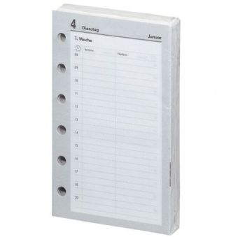 Zeitplaner pocket, A7, Einlagenbl&auml;tter Kalender (Nr.02-0275) 2015