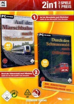 2in1, Auf der Marschbahn nach Westerland; Durch den Schwarzwald nach Offenburg, DVD-ROM