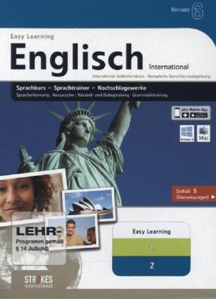 Easy Learning Englisch 1+2 Kombipaket für Anfänger und Fortgeschrittene A1-B2