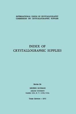 Index of Crystallographic Supplies