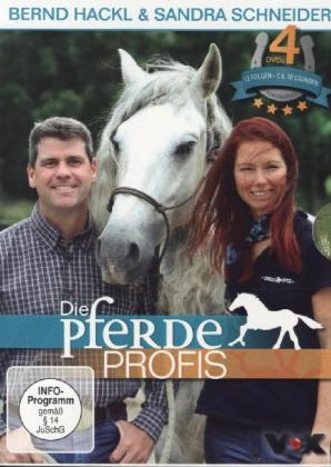 Die Pferdeprofis, 4 DVDs - Bernd Hackl, Sandra Schneider