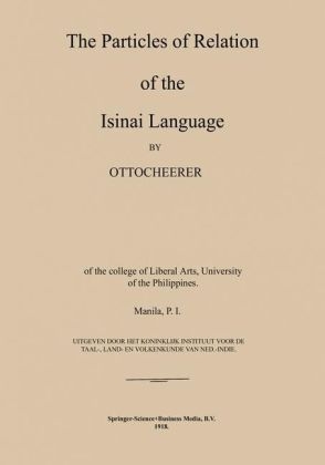 Particles of Relation of the Isinai Language