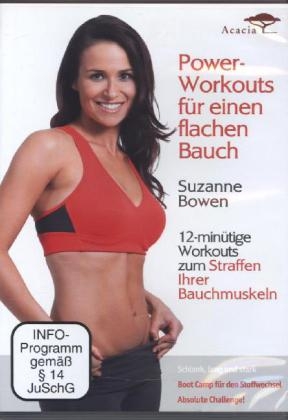 Power Workouts F&uuml;r Einen Flachen Bauch, 1 DVD - Suzanne Bowen