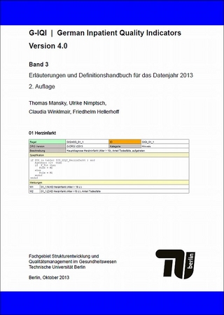 G-IQI : German Inpatient Quality Indicators. Version 4.0. - Band 3