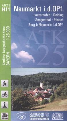 ATK25-H11 Neumarkt i.d.OPf. (Amtliche Topographische Karte 1:25000) - Breitband und Vermessung Landesamt f&uuml;r Digitalisierung  Bayern