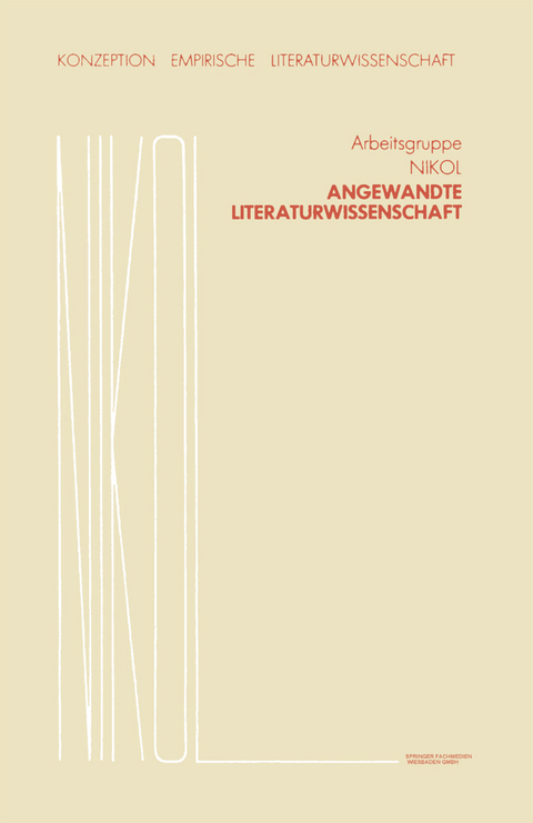 Angewandte Literaturwissenschaft