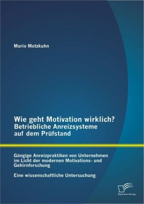 Wie geht Motivation wirklich? &ndash; Betriebliche Anreizsysteme auf dem Pr&uuml;fstand: G&auml;ngige Anreizpraktiken von Unternehmen im Licht der modernen Motivations- und Gehirnforschung &ndash; Eine wissenschaftliche Untersuchung - Mario Motzkuhn