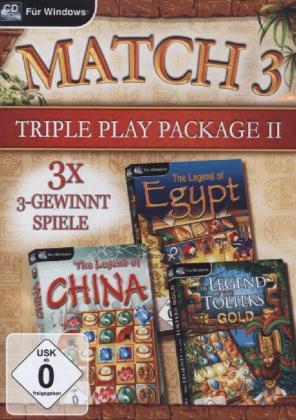 Match 3 Triple Play Package II, 1 CD-ROM