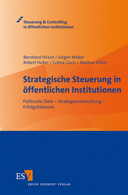 Strategische Steuerung in öffentlichen Institutionen - Bernhard Hirsch, Jürgen Weber, Robert Huber, Celina Gisch, Mathias Erfort