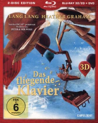 Das fliegende Klavier 3D, 2 Blu-ray