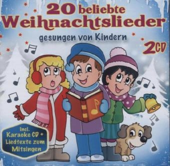 20 beliebte Weihnachtslieder gesungen von Kindern, 2 Audio-CDs -  Various