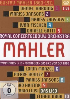 Mahler Cycle Symphony 1-10, 10 DVDs