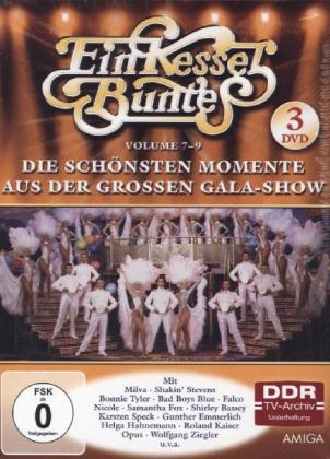 Die schönsten Momente aus der großen Gala-Show, 3 DVDs
