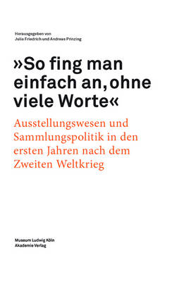 "So fing man einfach an, ohne viele Worte" - 