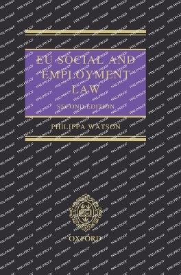EU Social and Employment Law 2E