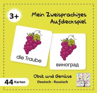 Mein Zweisprachiges Aufdeckspiel, Obst und Gem&uuml;se, Russisch (Kinderspiel) - 