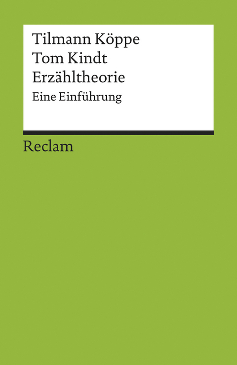 Erz&auml;hltheorie - Tilmann K&ouml;ppe, Tom Kindt