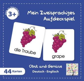 Mein Zweisprachiges Aufdeckspiel, Obst und Gem&uuml;se, Englisch (Kinderspiel) - 