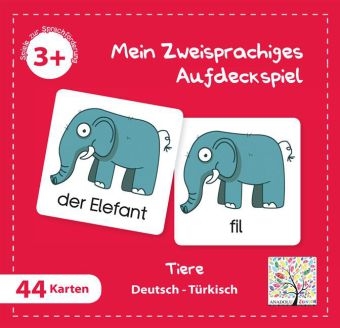 Mein Zweisprachiges Aufdeckspiel, Tiere, T&uuml;rkisch (Kinderspiel) - 