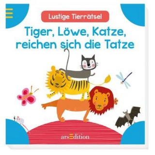 Tiger, Löwe, Katze, reichen sich die Tatze