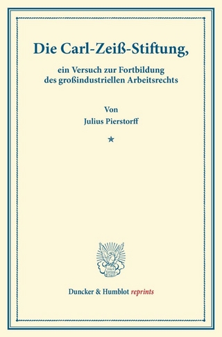 Die Carl-Zeiß-Stiftung,