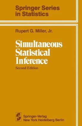 Simultaneous Statistical Inference - Rupert G. Miller