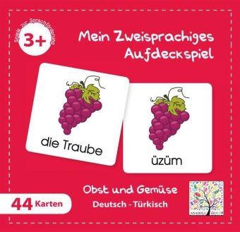 Mein Zweisprachiges Aufdeckspiel, Obst und Gem&uuml;se, T&uuml;rkisch (Kinderspiel) - 