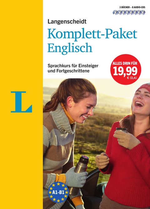 Langenscheidt Komplett-Paket Englisch - 3 B&uuml;cher mit 8 CDs