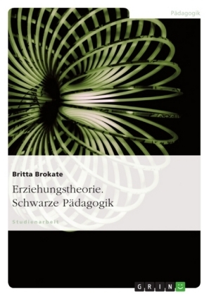 Erziehungstheorie. Schwarze P&auml;dagogik - Britta Brokate