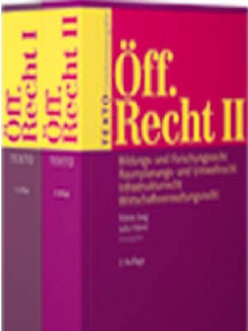 TEXTO &Ouml;ff. Recht I + II - 