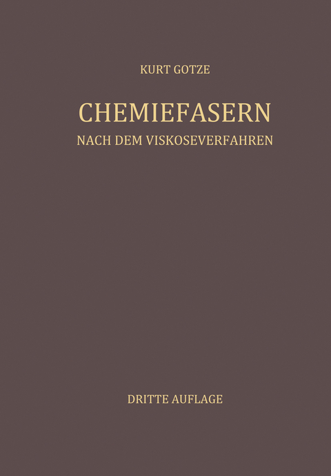 Chemiefasern nach dem Viskoseverfahren - 
