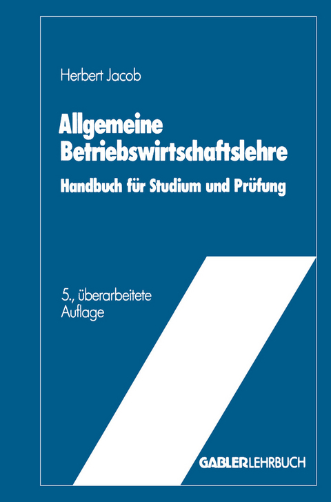 Allgemeine Betriebswirtschaftslehre - 