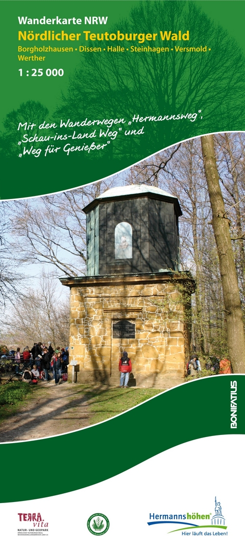 Wanderkarte NRW: N&ouml;rdlicher Teutoburger Wald - 