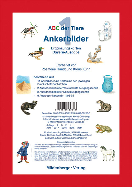 ABC der Tiere / ABC der Tiere 1 - Klaus Kuhn, Rosmarie Handt