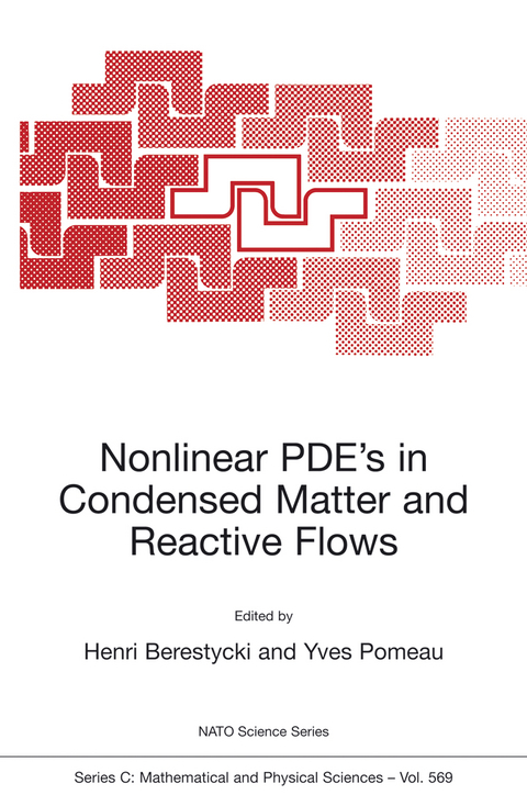 Nonlinear PDE&rsquo;s in Condensed Matter and Reactive Flows - 