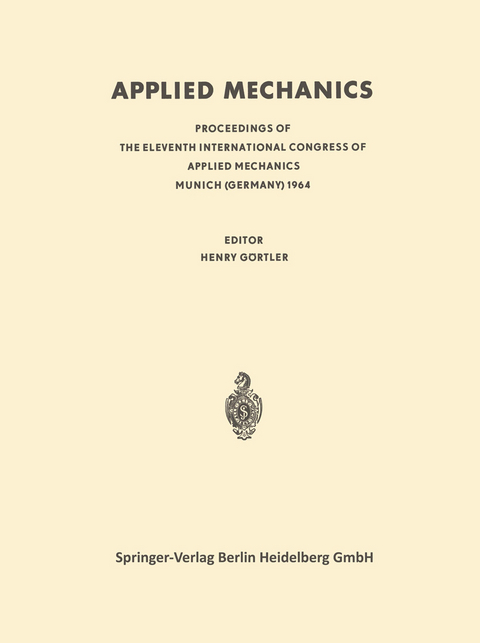 Applied Mechanics - Henry Görtler