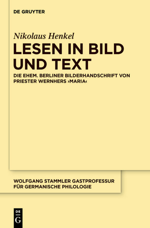 Lesen in Bild und Text - Nikolaus Henkel