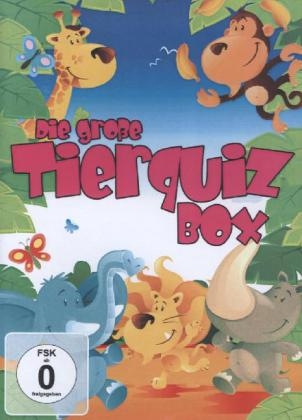 Die gro&szlig;e Tierquiz Box, 4 DVDs