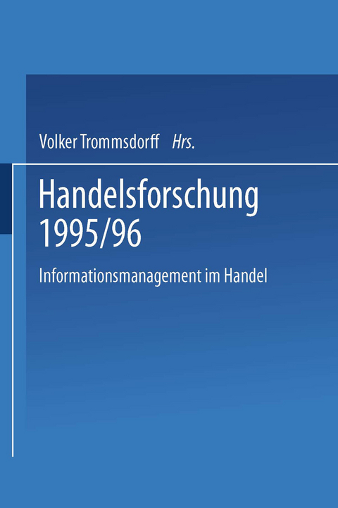 Handelsforschung 1995/96 - 
