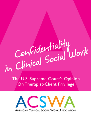 Confidentiality In Clinical Social Work