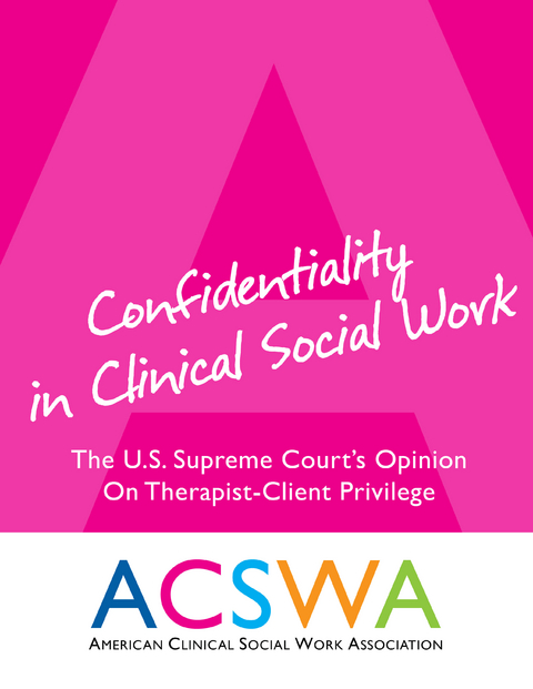Confidentiality In Clinical Social Work -  Robert Booth