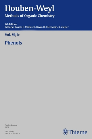 Houben-Weyl Methods of Organic Chemistry Vol. VI/1c, 4th Edition