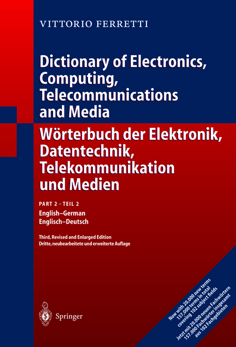 Wörterbuch der Elektronik, Datentechnik, Telekommunikation und Medien - Victor Ferretti