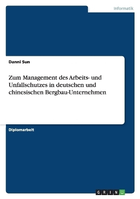 Zum Management des Arbeits- und Unfallschutzes in deutschen und chinesischen Bergbau-Unternehmen - Danni Sun