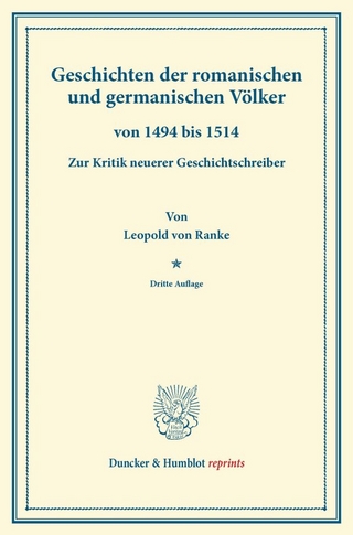 Geschichten der romanischen und germanischen Völker