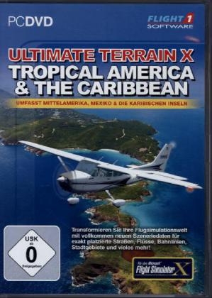 Flight Simulator X - Ultimate Terrain X: Tropical America & The Caribbean (Add-On), DVD-ROM