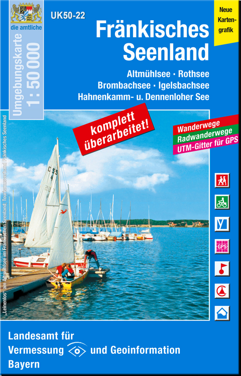 UK50-22 Fr&auml;nkisches Seenland - Breitband und Vermessung Landesamt f&uuml;r Digitalisierung  Bayern