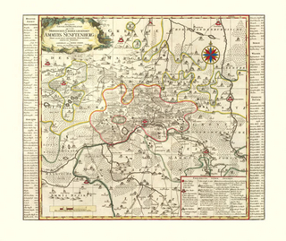 Historische Karte: Amt Senftenberg, 1757 (Plano)