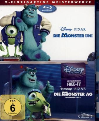 Die Monster AG / Die Monster Uni, 2 Blu-rays