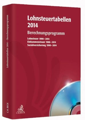 Lohnsteuertabellen 2014 CD-ROM